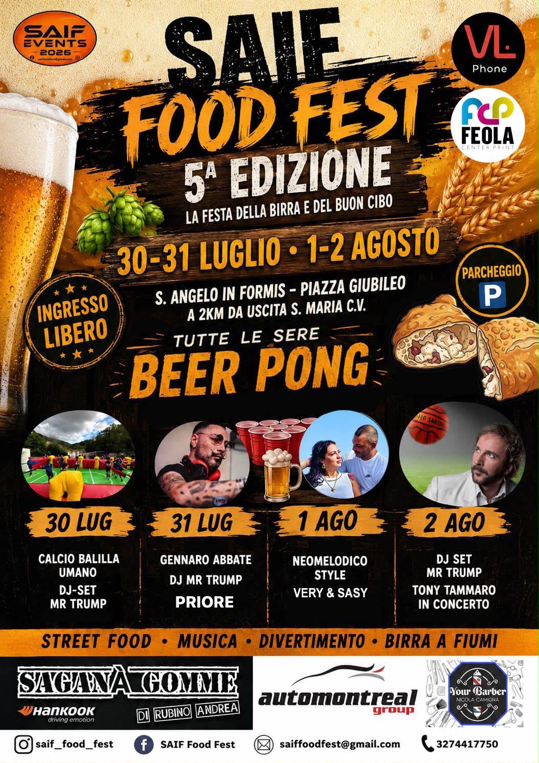 Locandina Ufficiale Saifood Fest